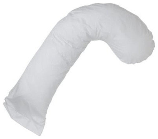J Full Body Pillow with Hypoallergenic Synthetic Fiber Filler with cover