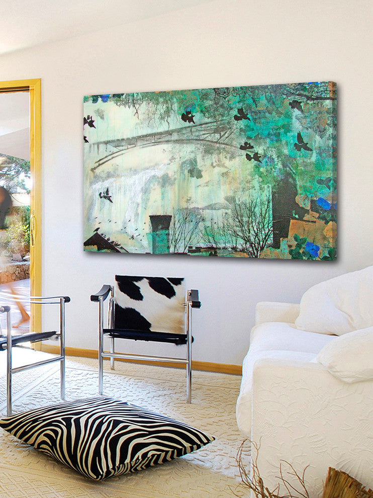 "Genevieve Couteur" Print on Canvas by Tracy Silva Barbosa