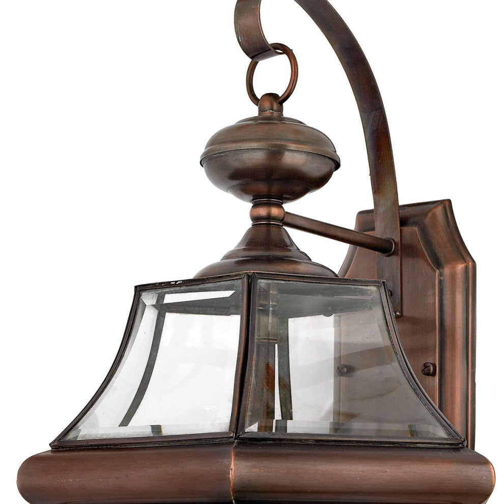 Quoizel NY8318 Newbury 3 Light 23" Tall Outdoor Wall Sconce - Aged Copper