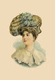 The Wicker Flowered Hat - Gallery Wrapped Canvas Art 28" x 42"