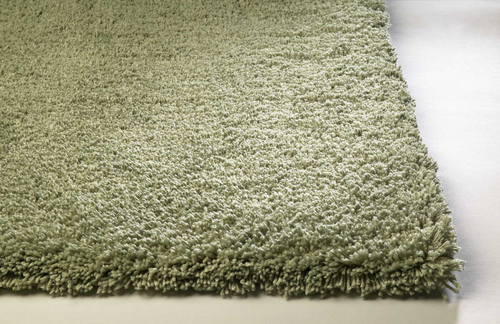 HomeRoots 7' x 9' Polyester Sage Area Rug