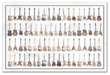 Guitars Montage II 24x36 Canvas Wall Art