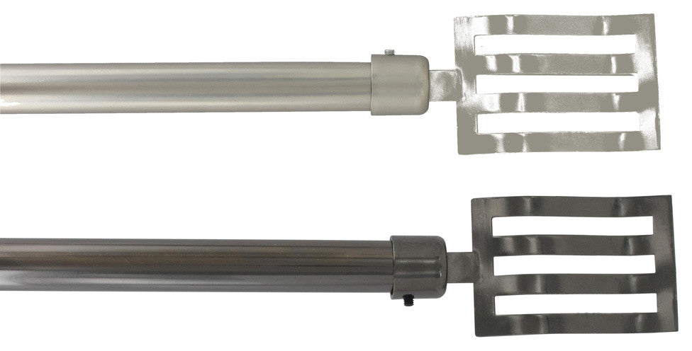Extendable Curtain Rod Set 50 to 82 L -Diam