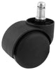 Twin Swivel Office Chair Replacement Rotate Caster Roller, Set of 5