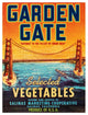 "Garden Gate Selected Vegetables" Digital Paper Print by Retrolabel, 32"x42"