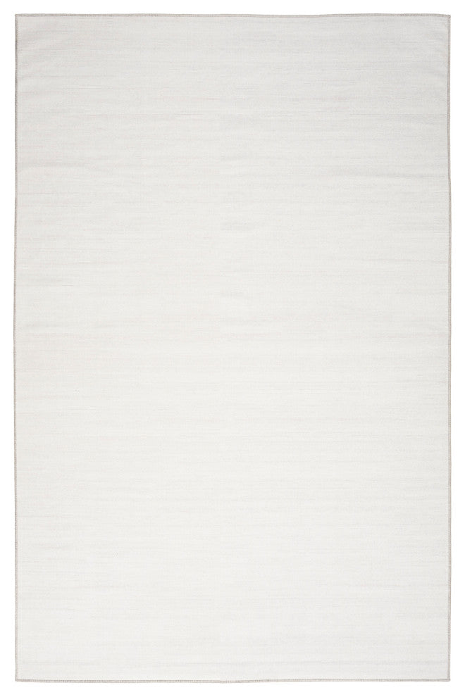 Nourison Washable Essentials 4' x 6' Ivory Grey Modern Indoor Rug