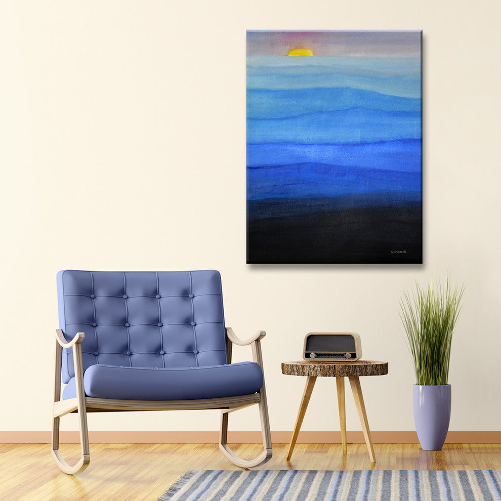 Ready2HangArt ''Misty Blues'' by Norman Wyatt, 40"x30"