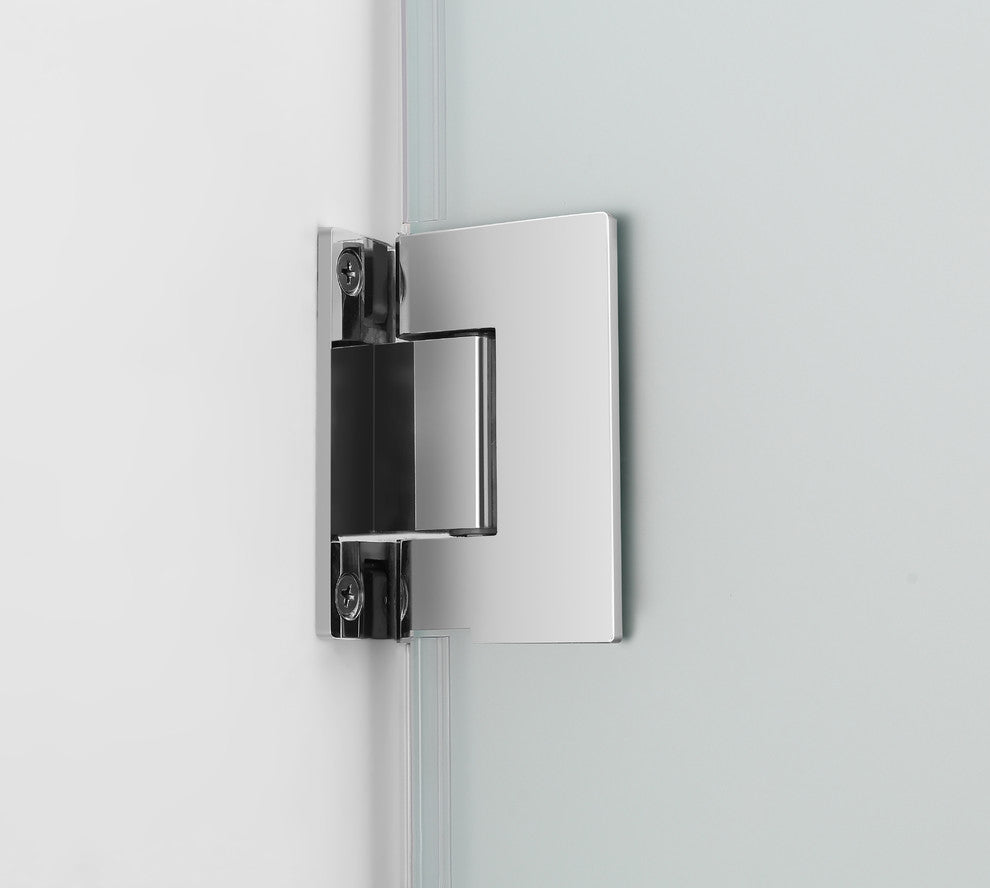 Belmore GS 64.25"-65.25"x72" Frameless Hinged Shower Door