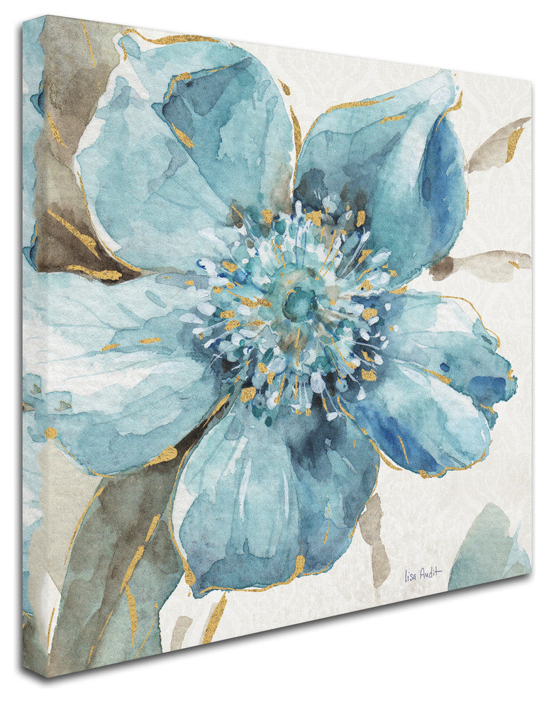 Lisa Audit 'Indigold VI' Canvas Art, 24"x24"