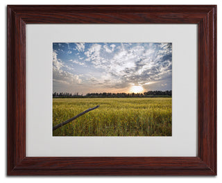 'End of Day' Matted Framed Canvas Art by Giuseppe Torre
