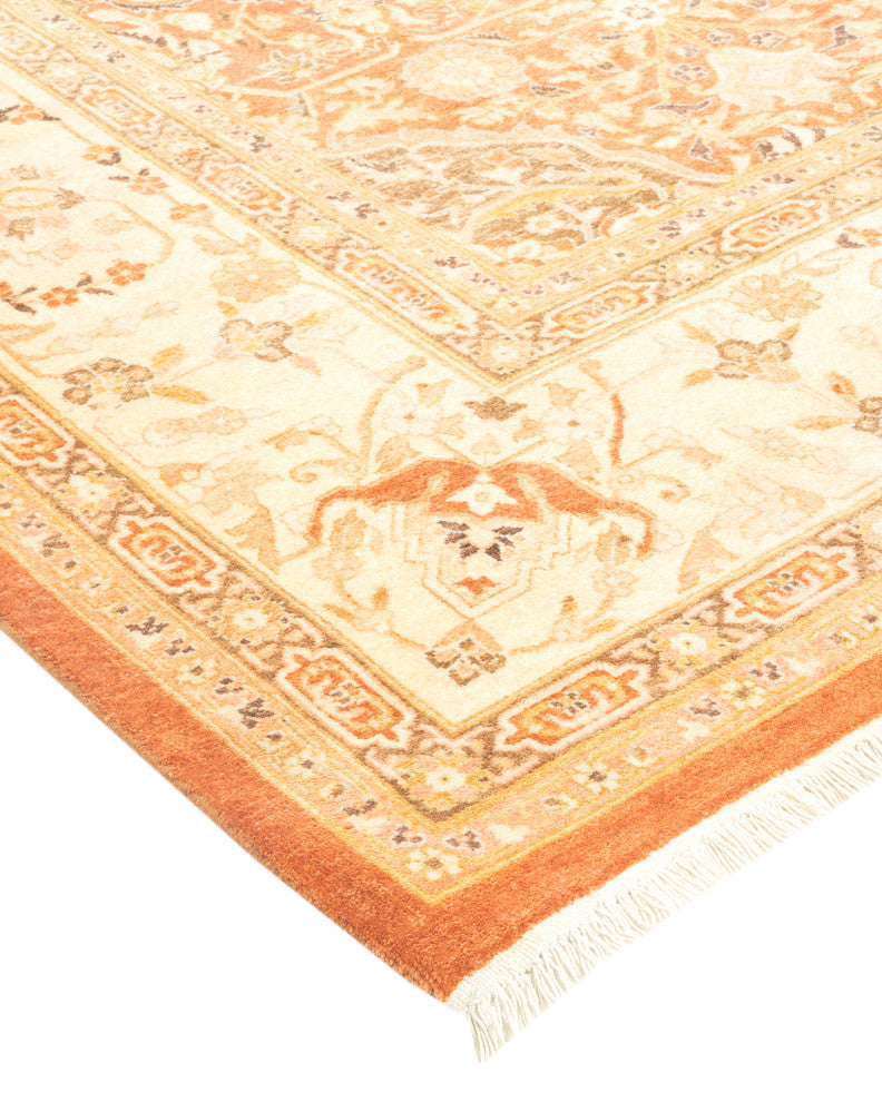 Jocelyn, One-of-a-Kind Hand-Knotted Area Rug Brown, 6'2"x9'1"
