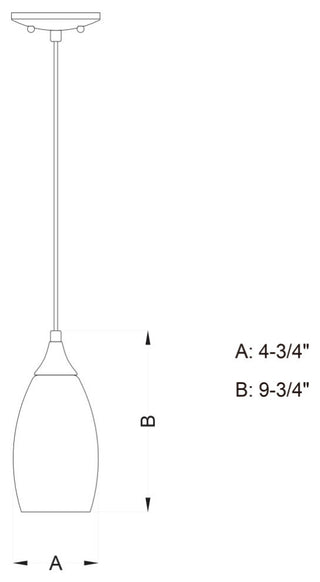 Milano Mini Pendant Marble Swir-Light Glass