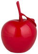 Resin Apple Sculpture, Chrome Style, Red