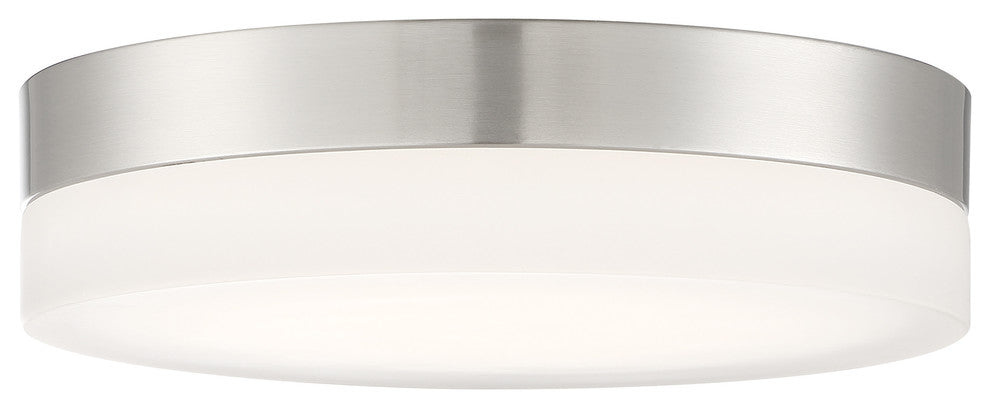Nuvo Pi LED 11" Flush Mount Fixture Brushed Nickel