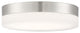 Nuvo Pi LED 11" Flush Mount Fixture Brushed Nickel