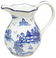8.5" Blue & White Pitcher