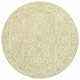 Charleston Filigree Textured Weave Indoor/Outdoor, Green/Cream, 5' Round
