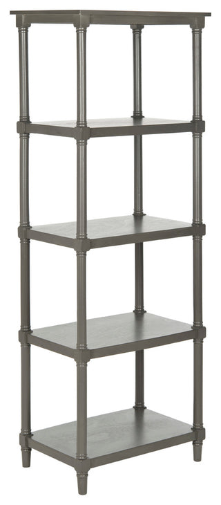 Safavieh Odessa 5-Tier Bookcase, Gray