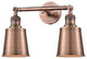 Addison 2-Light Bath Vanity-Light, Antique Copper, Antique Copper