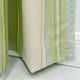 2-Piece Convent Garden Curtain Set, Green Stripe