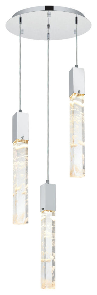 Home Living 16" Chandelier, Black