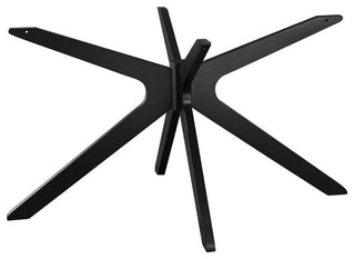 Traverse 71" Oval Dining Table Black Black