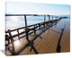 "Wooden Boardwalk On Beach" Sea Bridge Canvas Wall Artwork, 40"x30"