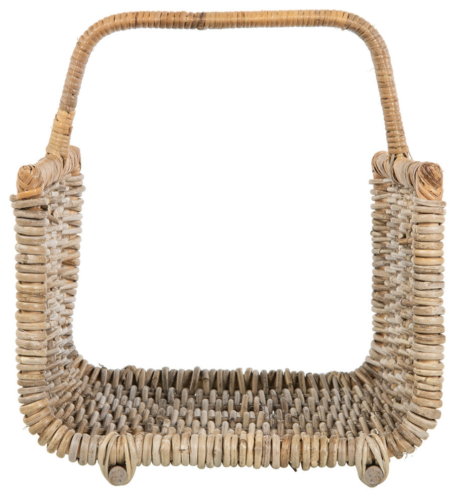 Kobo Fire Log Basket, Gray and Brown