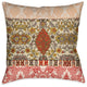 Laural Home Red Spice Bohemian Tapestry Outdoor Decorative Pillow, 18"x18"