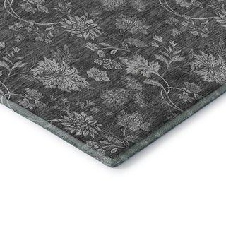 Premium Machine Washable Mayfield AMF680 Gray 8' x 8' Round Rug