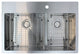 Transolid Diamond Stainless Steel 33-in Dual Mount Kitchen Sink, Stainless