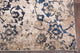 Modern Transitional Floral Oriental Distressed Area Rug, Beige, 5x8'