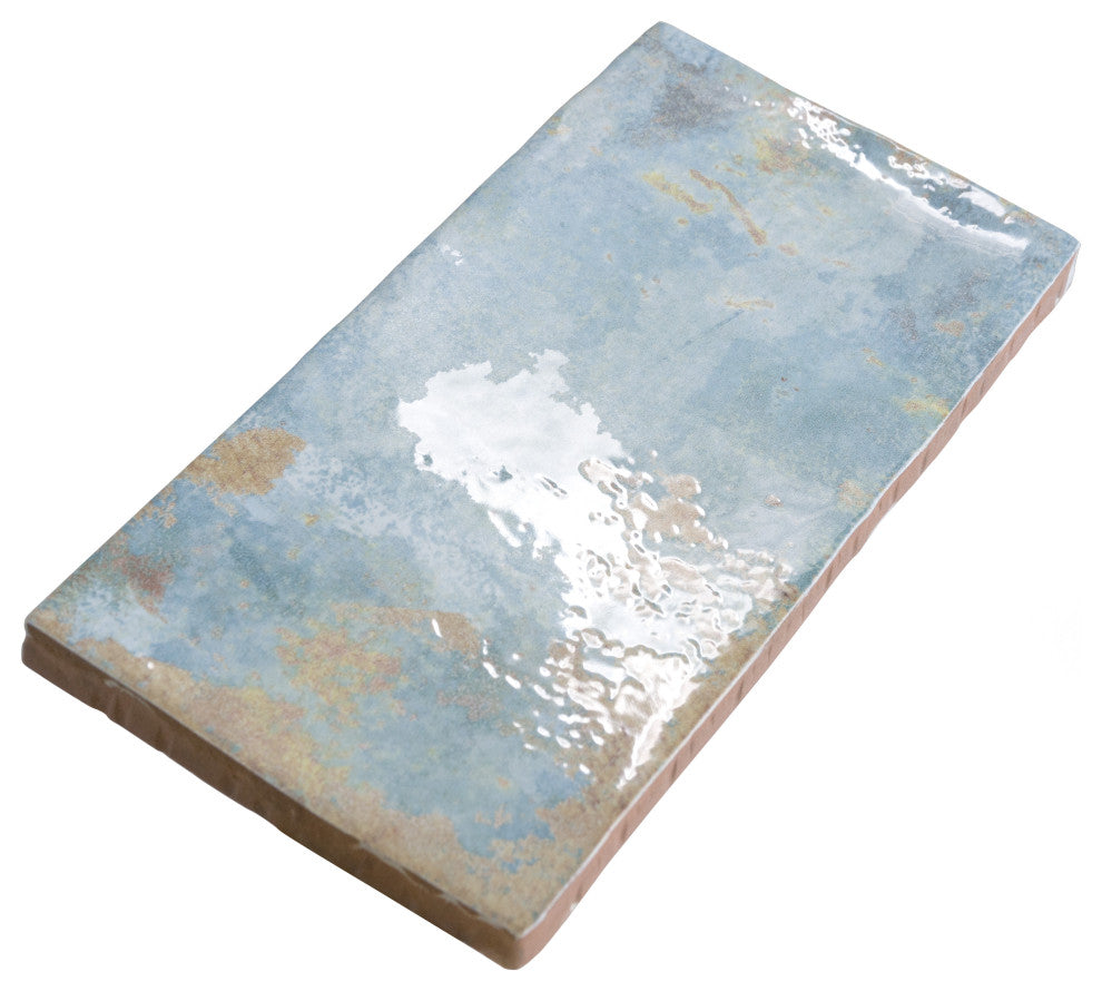 Biarritz Ceramic Wall Tile, Blue