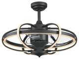 Fanimation Obvi-KIT-22-LK Obvi 22" 3 Blade Smart LED Indoor - Black