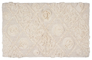 Modesto Bath Rug Bath Rug Set, Machine Wash, 24x40" Rectangle, Ivory