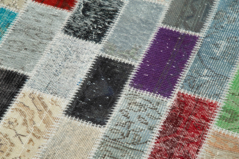 Rug N Carpet - Hand-Knotted Oriental 3' 3" x 10' 4" Overdyed Runner Area Rug