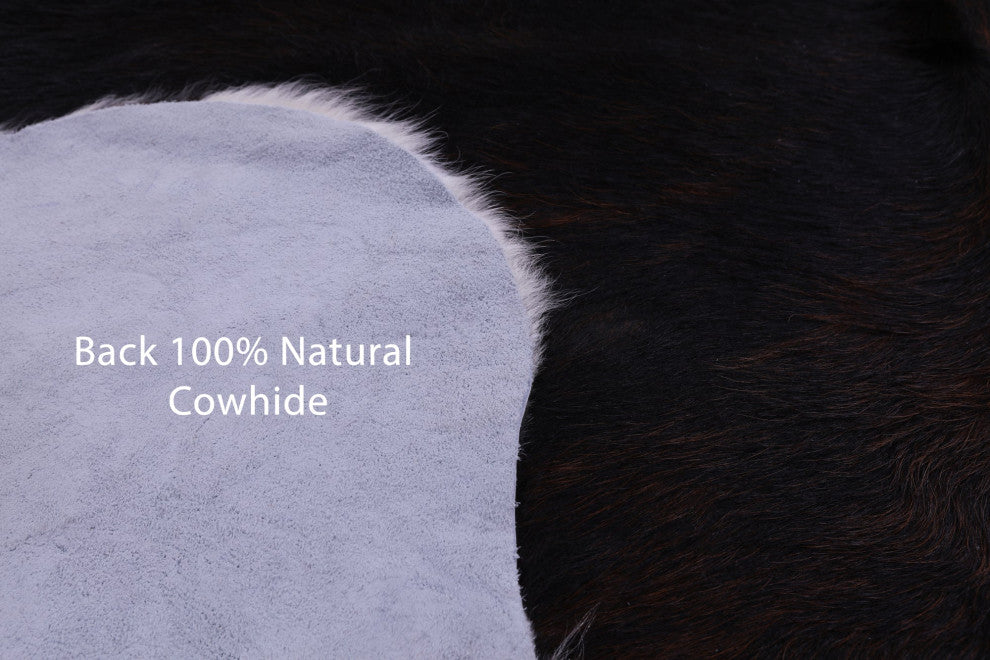 6' 6" X 5' 10" Natural Cowhide Rug C1909
