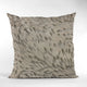Plutus Brown Bird Feather Animal Luxury Throw Pillow, 16"x16"