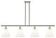 Innovations 516-4I-PN-GBC-81-LED 4 Light Island Light, Polished Nickel