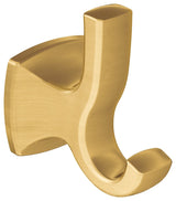 Moen Voss Brushed Gold Double Robe Hook