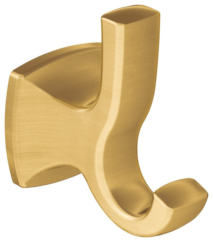 Moen Voss Brushed Gold Double Robe Hook