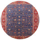 Ahgly Company Indoor Round Mid-Century Modern Area Rugs, 3' Round