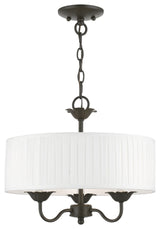 Livex Lighting 3 Light English Bronze Pendant Chandelier
