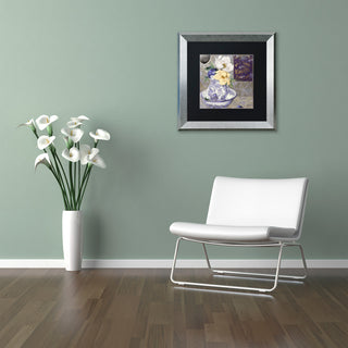 Color Bakery 'Tableaux II' Art, Silver Frame, Black Matte, 16"x16"
