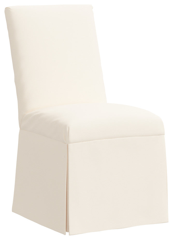 Rachel Ashwell Slipcover Dining Chair, Twill, Twill Natural