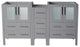 Torino Modern Bathroom Cabinet, Gray, 60"