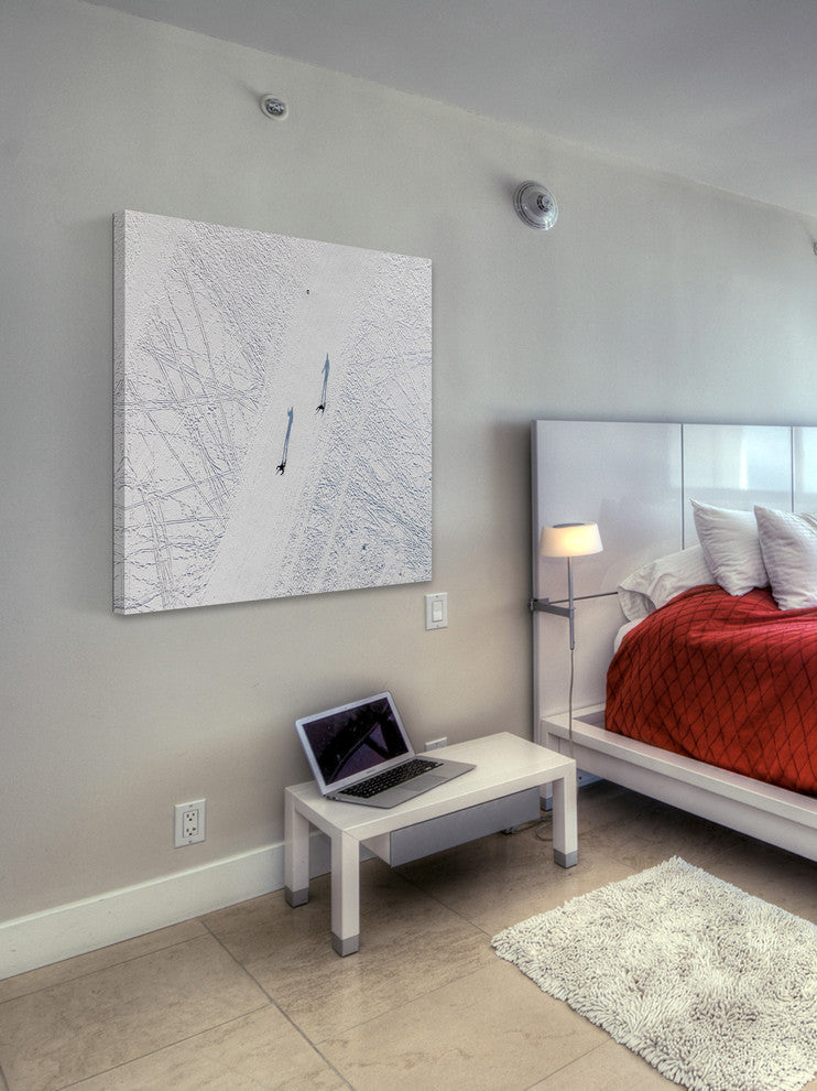 "Two Travelers" Print on Canvas by Karolis Janulis