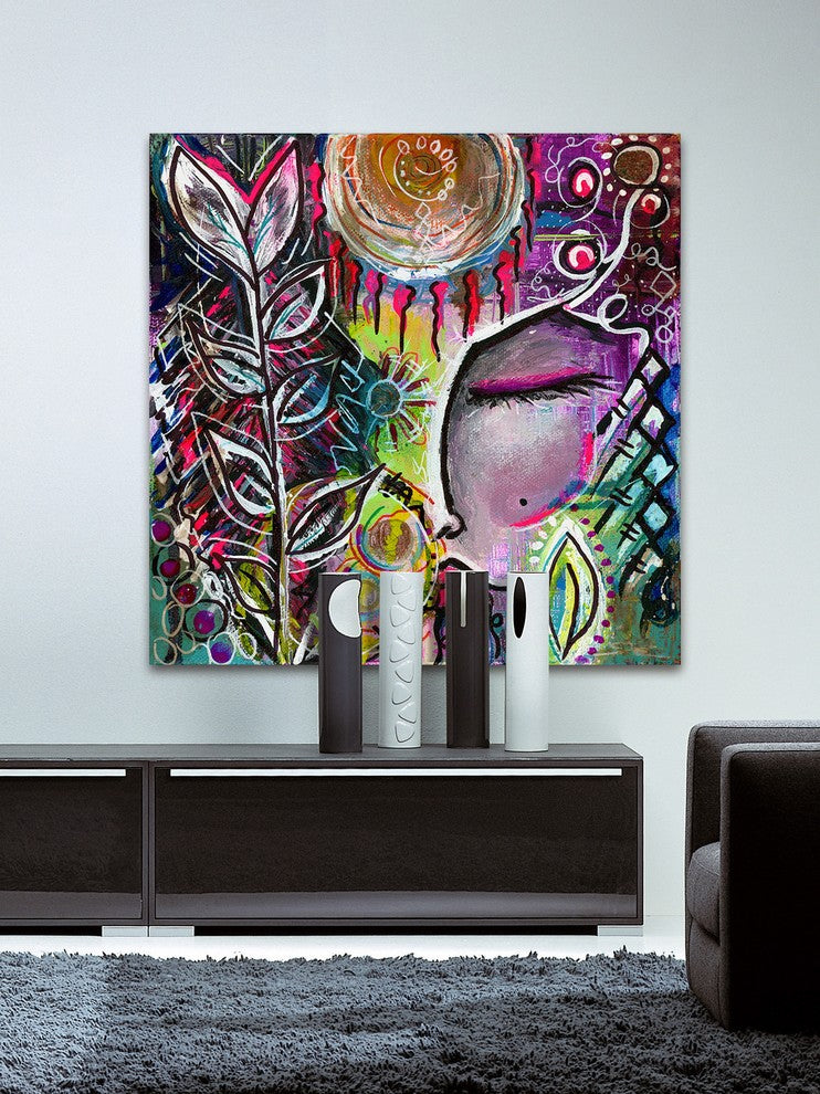 Marmont Hill, "Goddess" by Sloane Kady Painting Print on Wrapped Canvas, 48x48