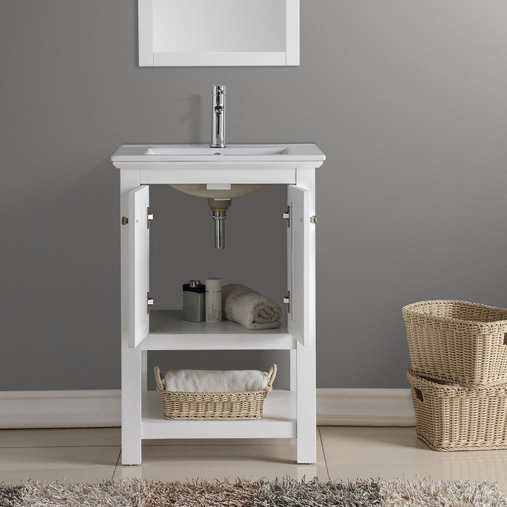 Fresca Manchester 24" White Vanity