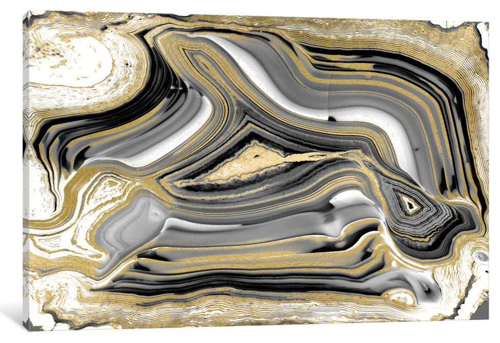"Elegant Agate I" by Danielle Carson, Canvas Print, 40"x26"